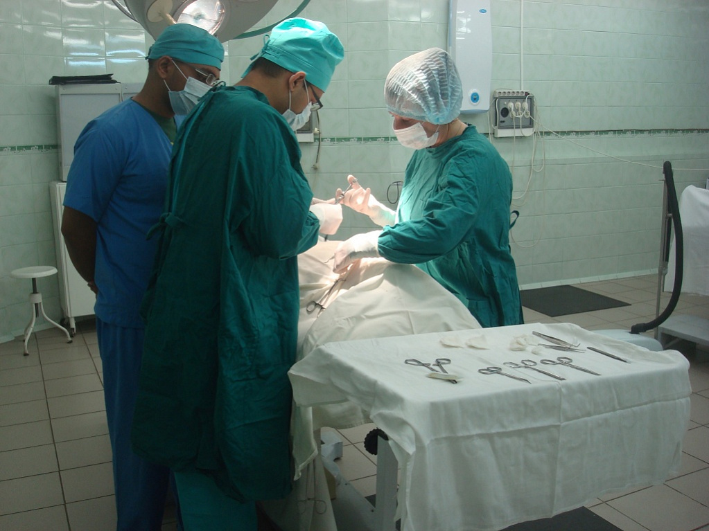 Все виды амбулаторных операций проводятся в операционной